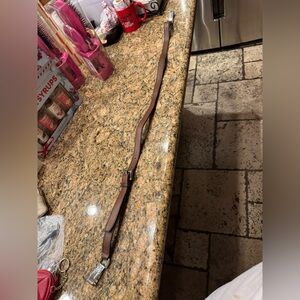 Michael Kors Handbag Replacement Strap Brown Leather Silver Hardware